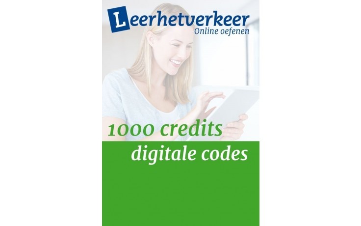 Digitale codes  per mail 1000 credits